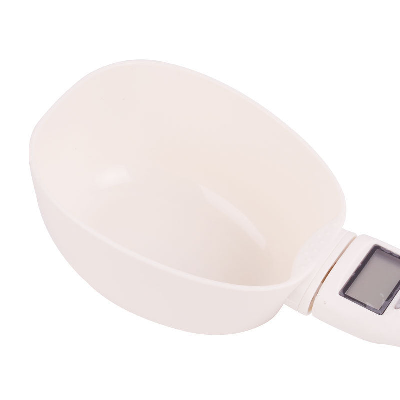 KFX-6487101 Smart Weighing Pet Food Shovel - Hygienic ABS Material, Easy to Clean, Accurate Measuring (250ML Capacity, Up to 800g)