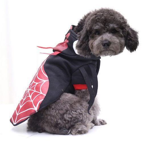 KFX-6487485 Pet Halloween Costume Collection: Skull, Spider, Bat Wings & Pumpkin Styles for Cats