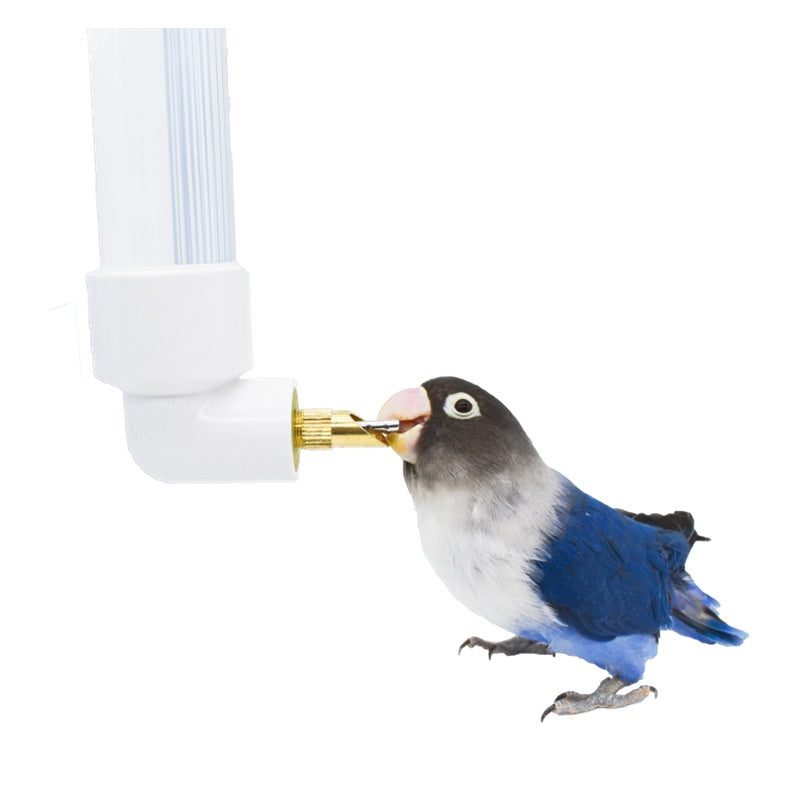KFX-6489149 Automatic Parrot Water Fountain Dispenser 130ml - Pet Hanging Drinking Bottle for Rabbits