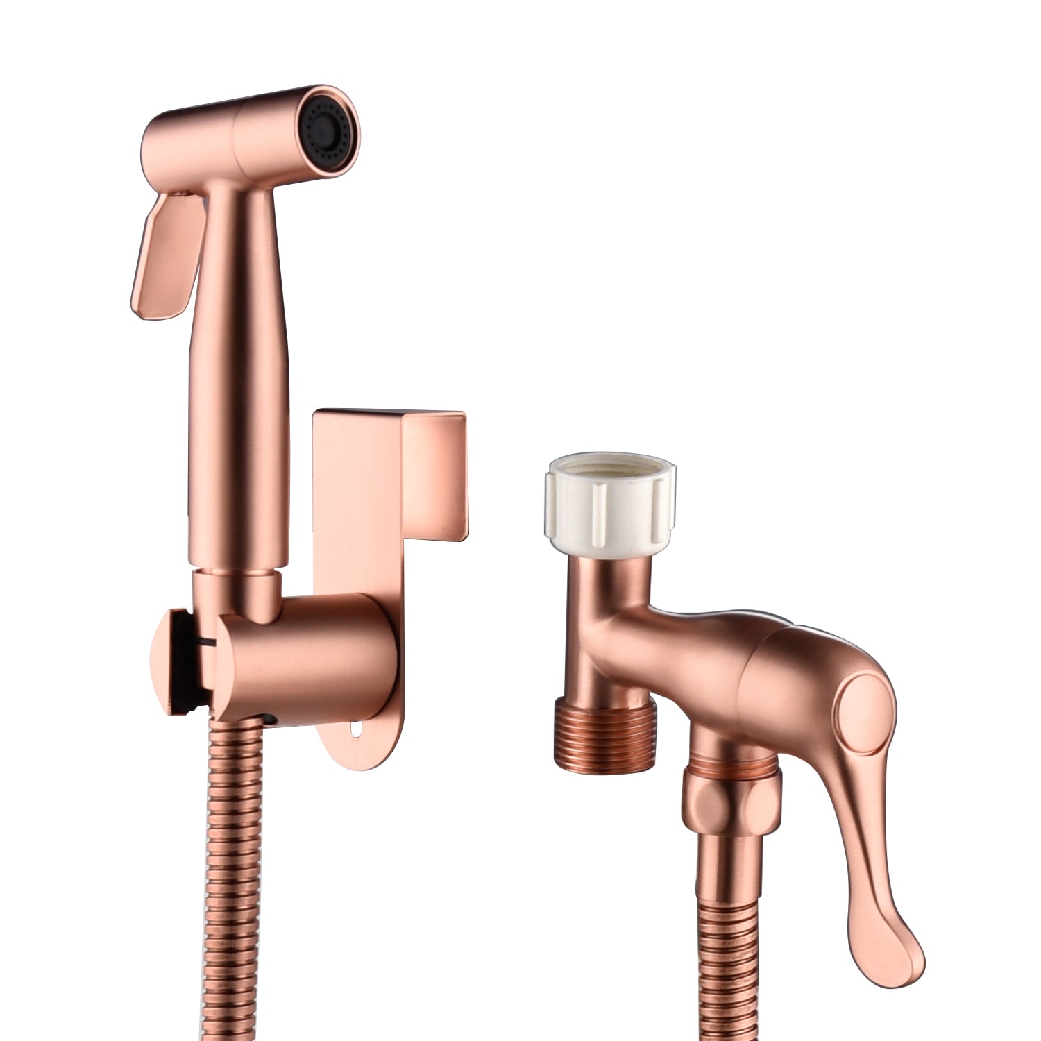 KFX-6490941 Handheld Bidet Sprayer Kit with Stainless Steel Hose for Cleaning and Pet Bathing