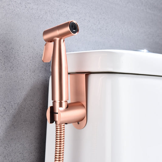 KFX-6490941 Handheld Bidet Sprayer Kit with Stainless Steel Hose for Cleaning and Pet Bathing