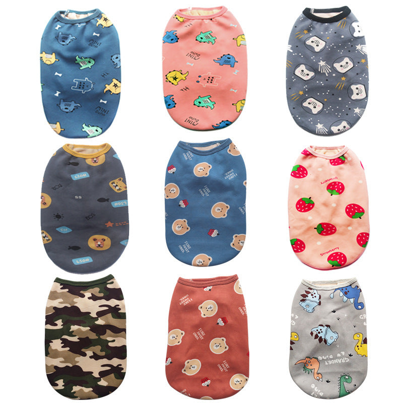 KFX-6493245 Cozy Plush Vest for Pets - Available in Various Sizes and Colors