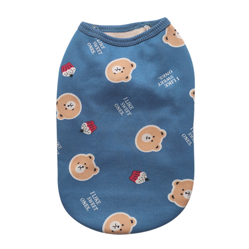 KFX-6493245 Cozy Plush Vest for Pets - Available in Various Sizes and Colors