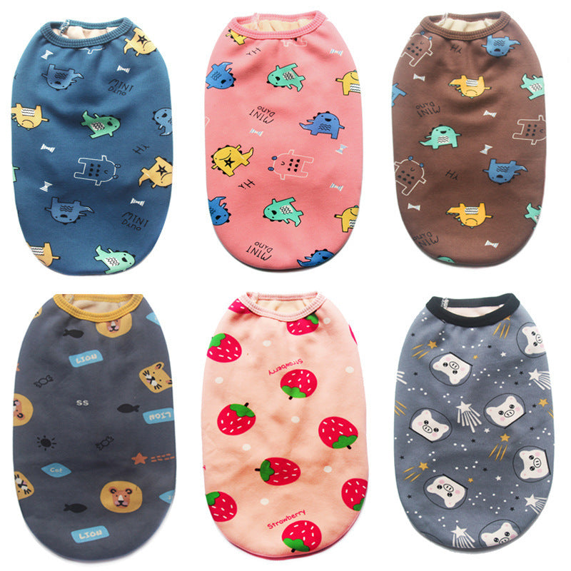 KFX-6493245 Cozy Plush Vest for Pets - Available in Various Sizes and Colors