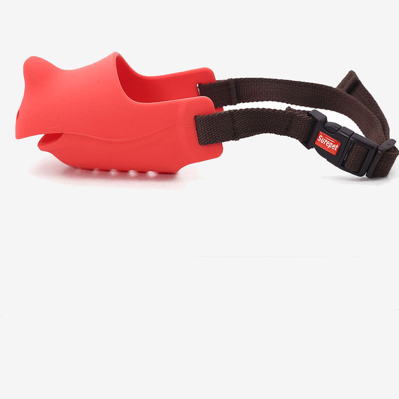 KFX-6498493 Adjustable Silicone Dog Muzzle for Comfortable Breathing - Multiple Sizes Available