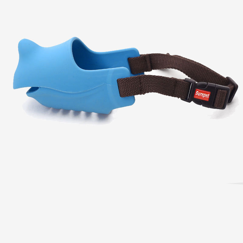 KFX-6498493 Adjustable Silicone Dog Muzzle for Comfortable Breathing - Multiple Sizes Available