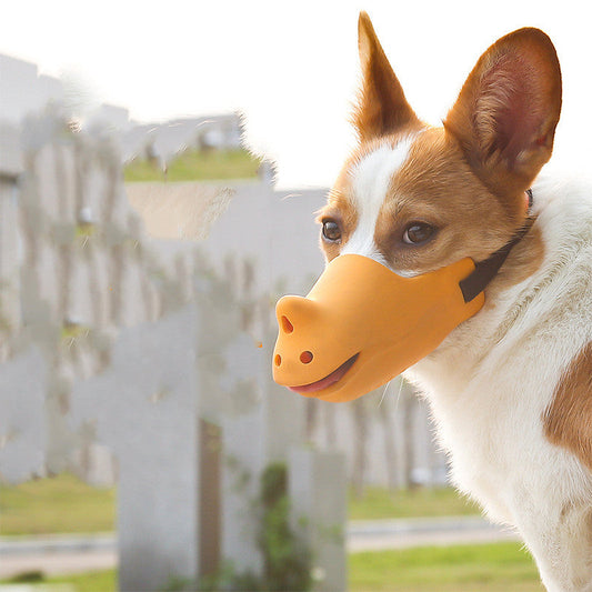 KFX-6498493 Adjustable Silicone Dog Muzzle for Comfortable Breathing - Multiple Sizes Available