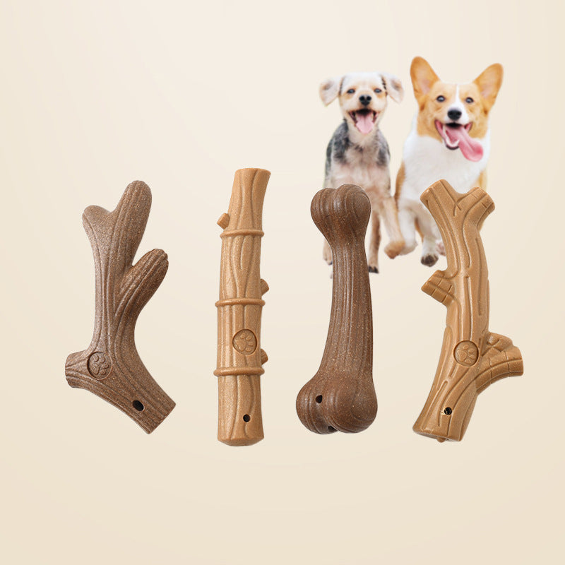 KFX-6503229 Durable Dog Chew Toy for Teeth Cleaning and Anxiety Relief, Interactive Molar Training Accessory