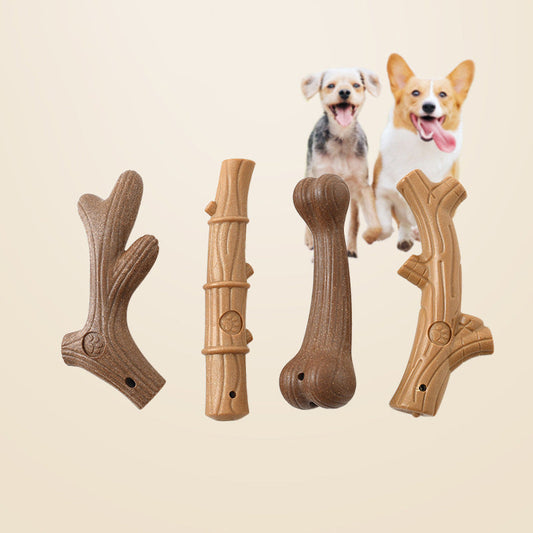 KFX-6503229 Durable Dog Chew Toy for Teeth Cleaning and Anxiety Relief, Interactive Molar Training Accessory