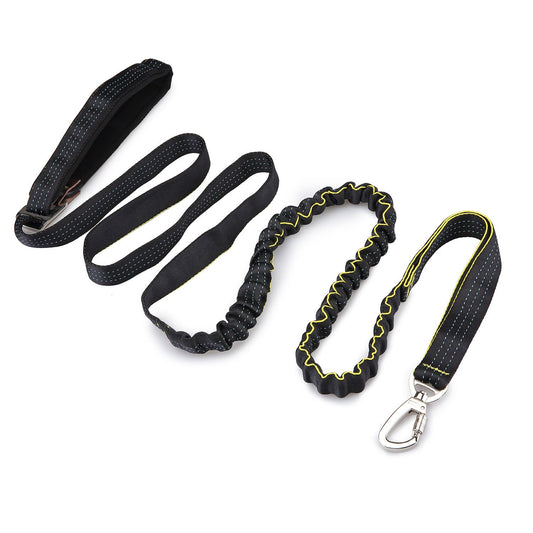 KFX-6504381 Adjustable Nylon Elastic Dog Walking Leash - Suitable for All Dog Sizes