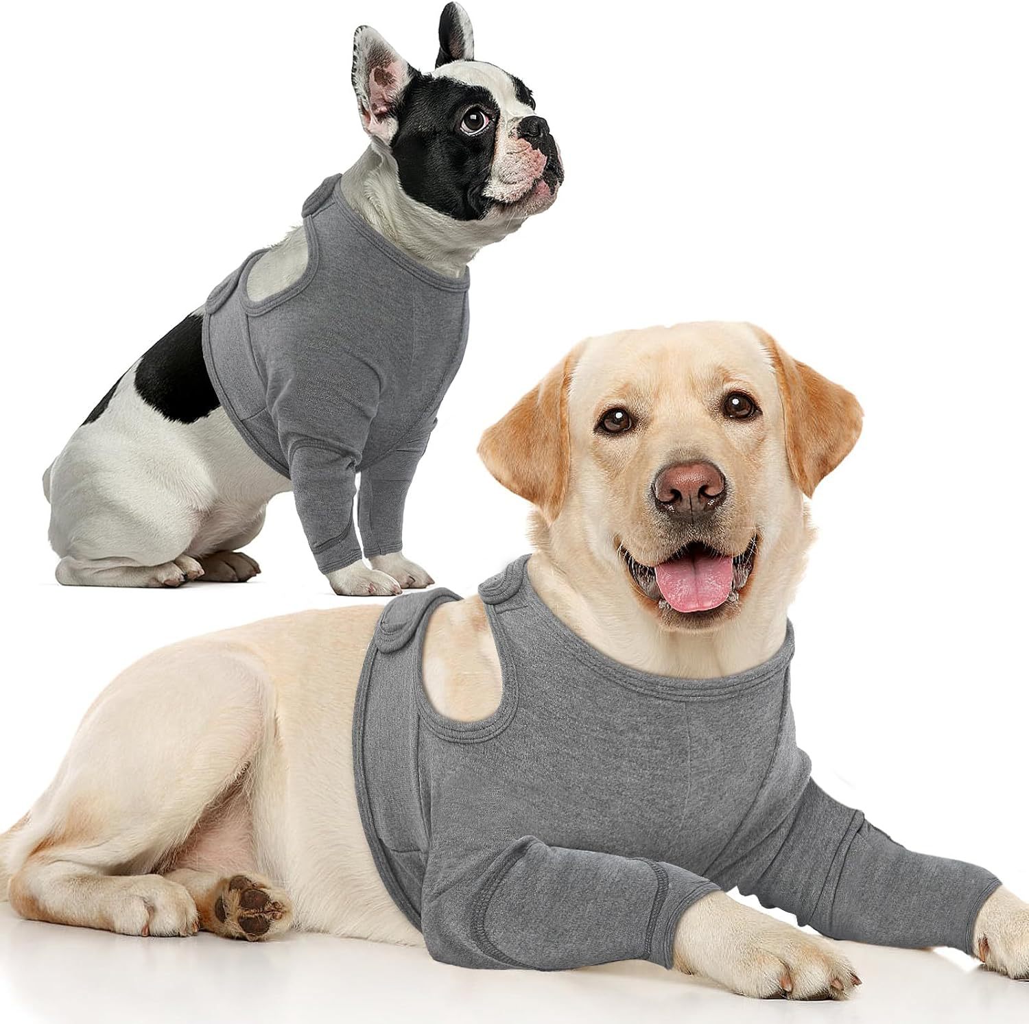 KFX-6505149 Dog Healing Support Sleeve for Front Leg - Comfortable Elbow Wrap for Licking Prevention