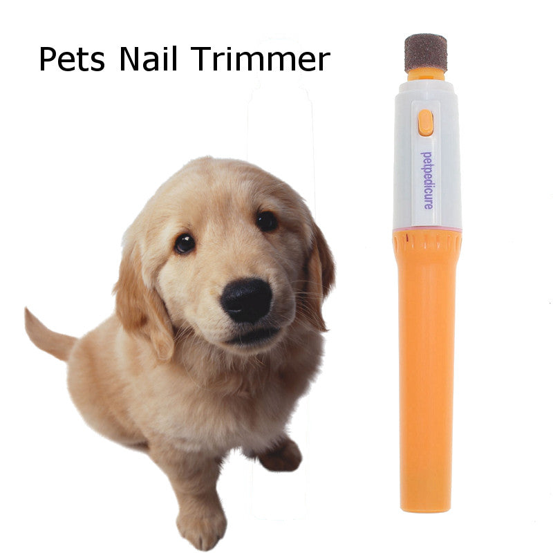 KFX-6508349 Electric Nail Grinding Machine for Dogs and Cats - Quiet, Easy-to-Use Pet Nail Trimmer with Replaceable Filing Wheels