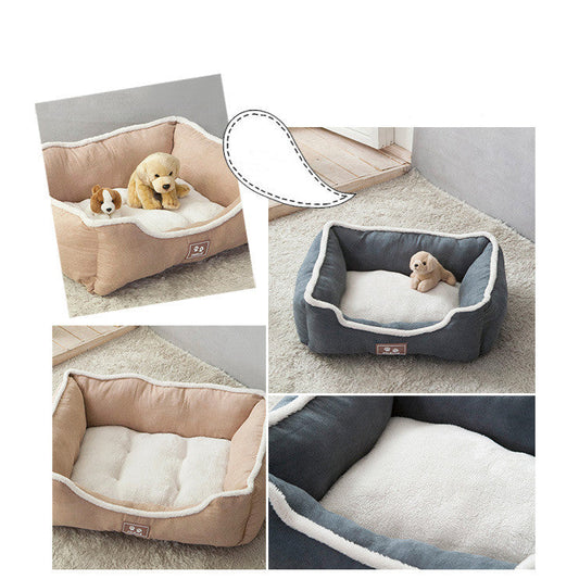 KFX-6508605 Comfortable Cloth Pet Mat Doghouse - Small and Medium Sizes Available