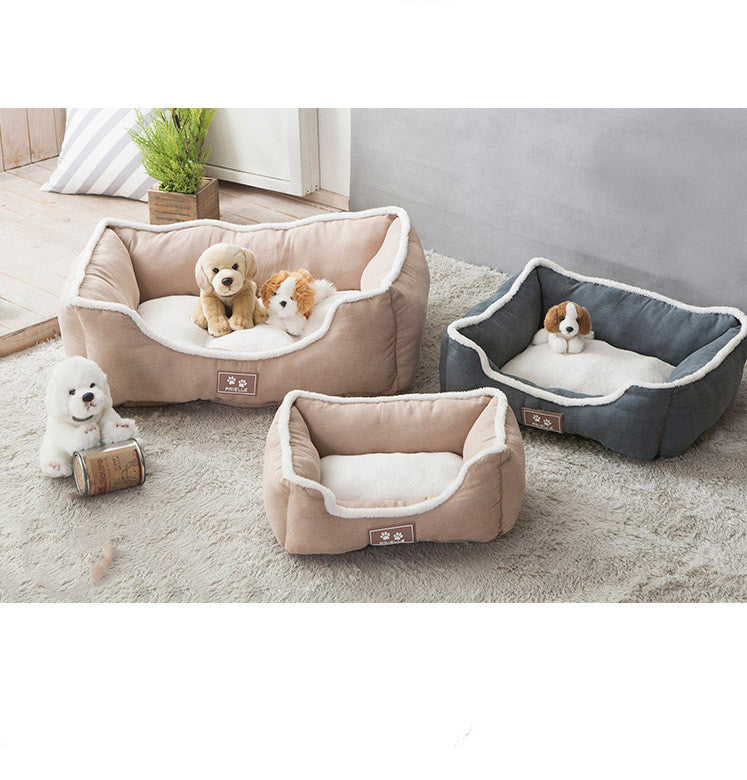 KFX-6508605 Comfortable Cloth Pet Mat Doghouse - Small and Medium Sizes Available