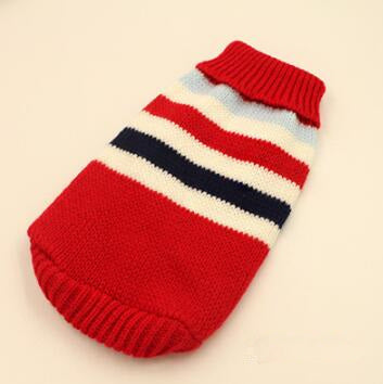 KFX-6508733 Knitted Wool Winter Sweater for Small Dogs - Multiple Sizes Available