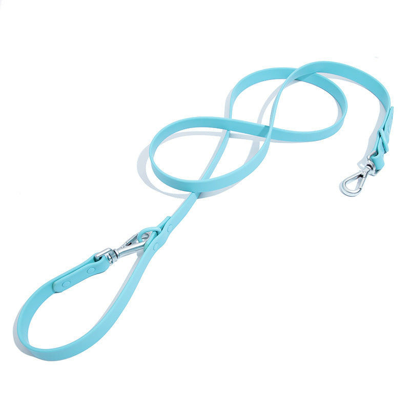 KFX-6510141 Multi-functional Double-Leash for Pet Walking - Durable PVC-Coated Webbing in Various Colors