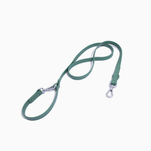 KFX-6510141 Multi-functional Double-Leash for Pet Walking - Durable PVC-Coated Webbing in Various Colors