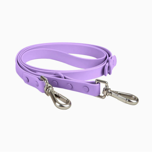 KFX-6510141 Multi-functional Double-Leash for Pet Walking - Durable PVC-Coated Webbing in Various Colors