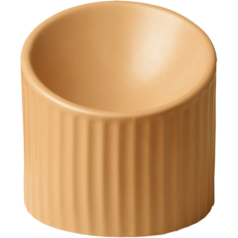 KFX-6510525 Ceramic Cat Bowl for Elderly Pets – Ideal for Tea Drinking