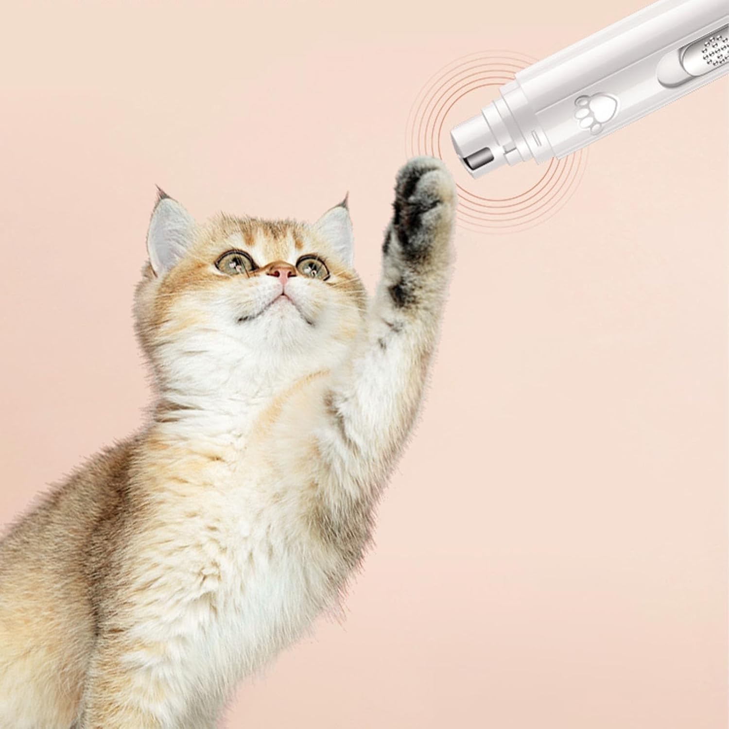 KFX-6511805 Electric Pet Nail Clipper and Grinder with Ergonomic Stainless Steel Design