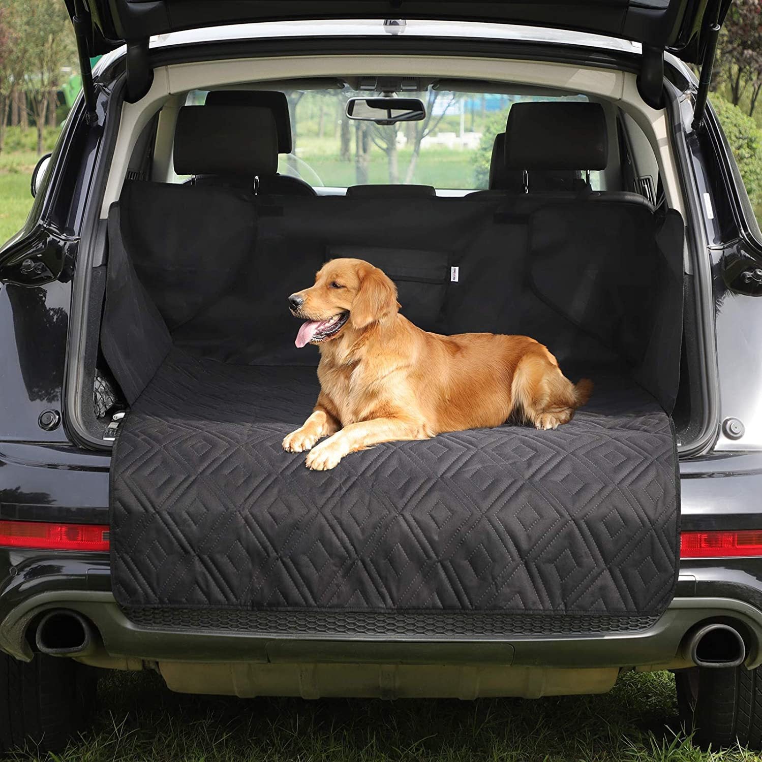KFX-6512189 Eco-Friendly Oxford Cloth Car Trunk Pet Travel Mat 105x185cm for Dogs