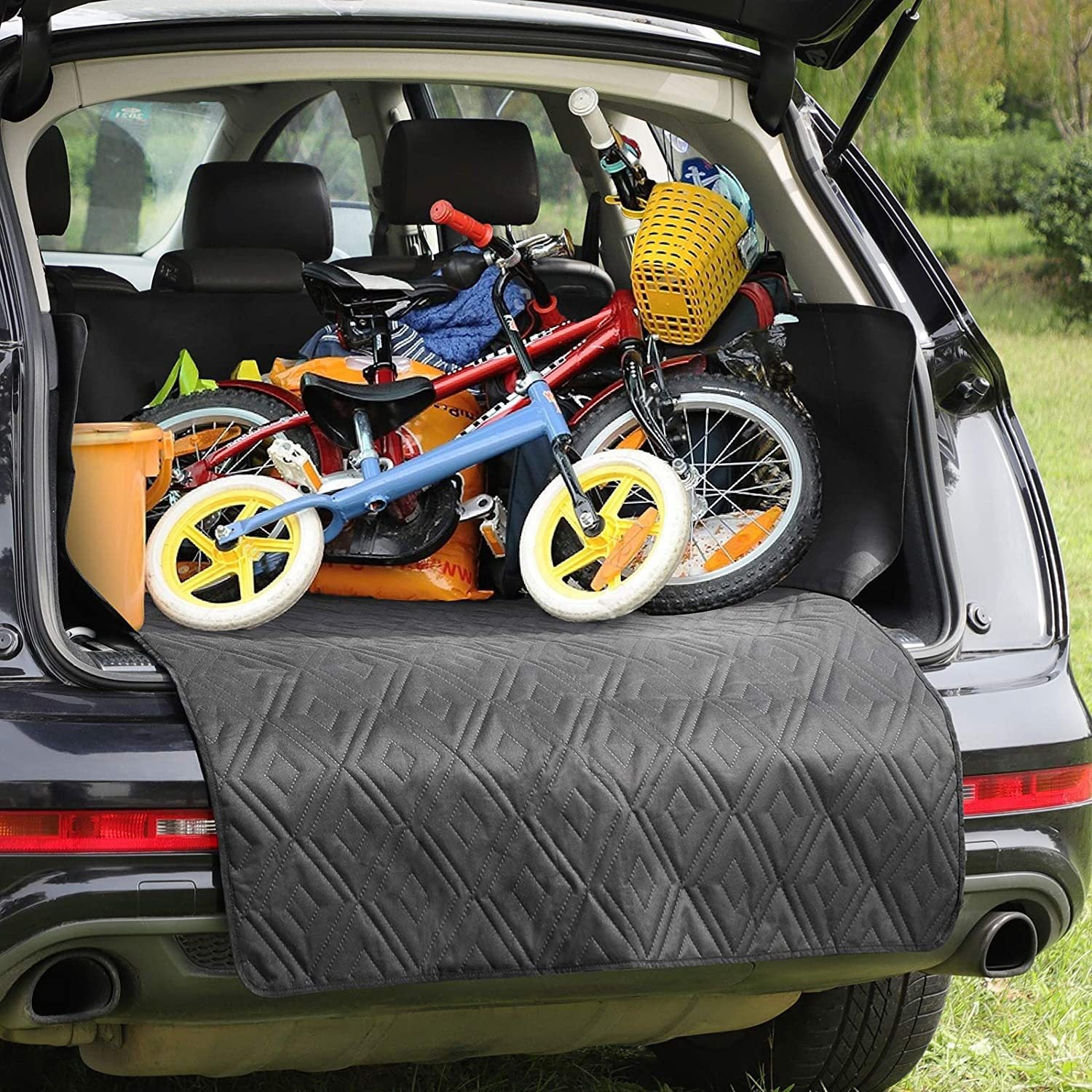 KFX-6512189 Eco-Friendly Oxford Cloth Car Trunk Pet Travel Mat 105x185cm for Dogs