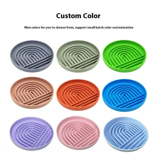 KFX-6514109 Silicone Suction Cup Dog Bowl for Anti-Choking and High-Temperature Resistance