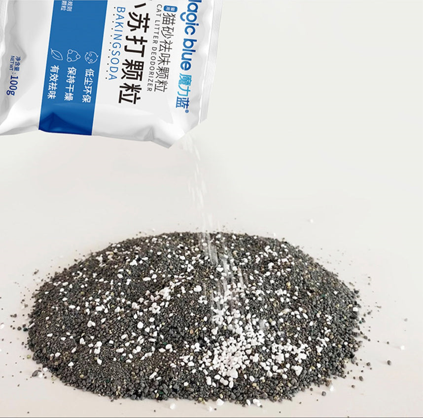 KFX-6515773 Cat Litter Deodorant Soda Particles for Effective Odor Control - 100g Pack