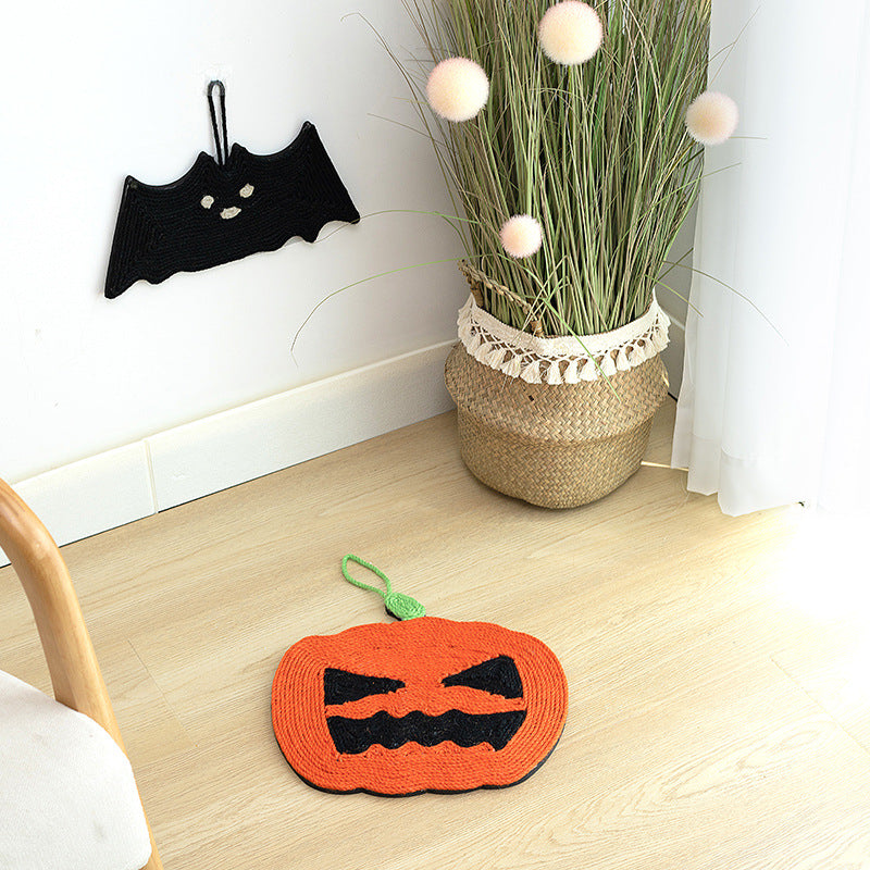 KFX-6516285 Pumpkin Cat Scratching Pad - EVA Sisal Hemp Rope, Anti-Scratching Design