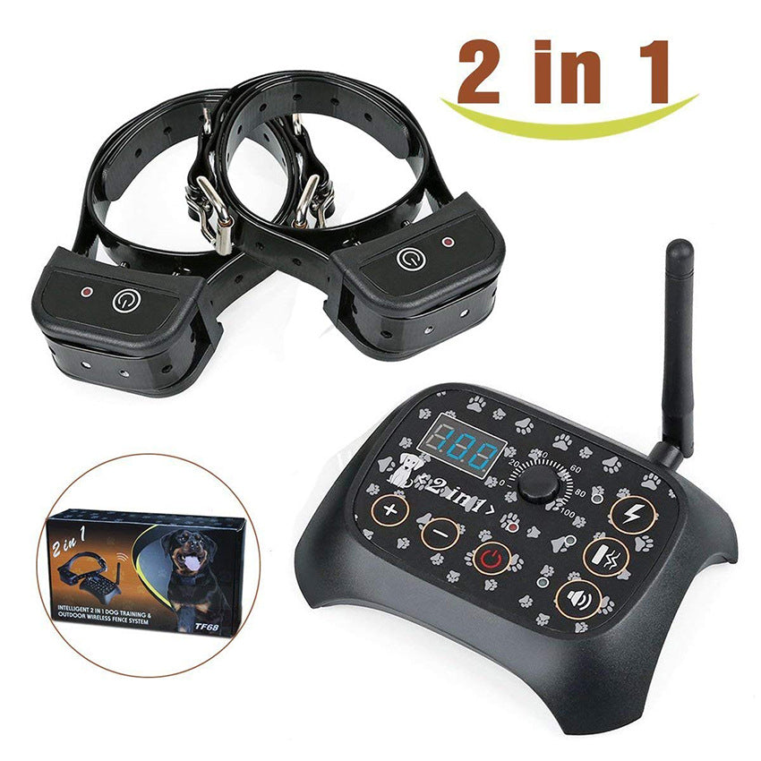 KFX-6519357 Remote Controlled Dog Trainer and Wireless Pet Fence System