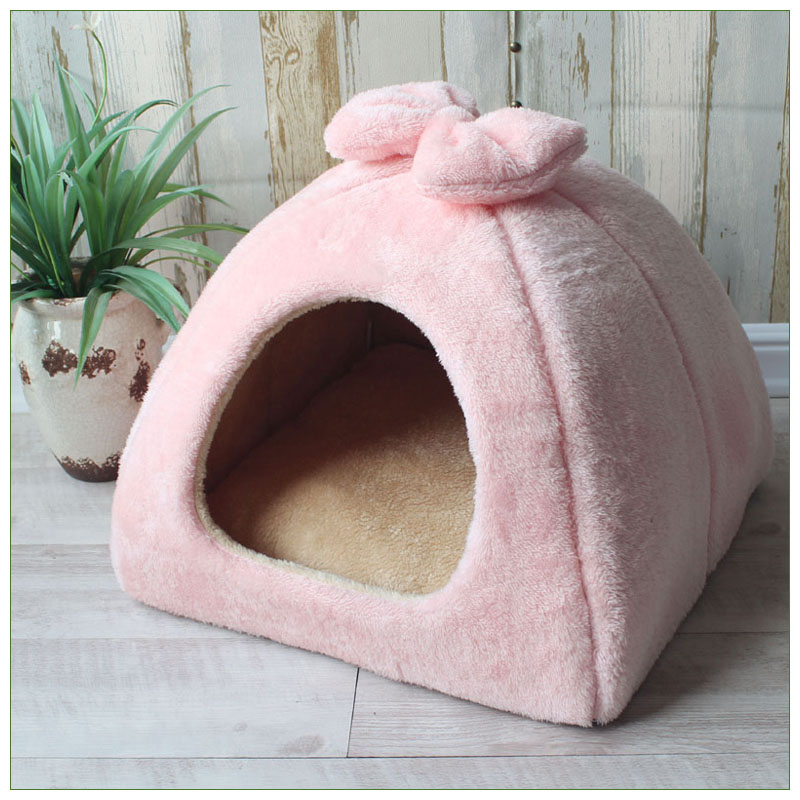 KFX-6520125 Enclosed Warm Yurt for Small Pets - Dual-Purpose Cat and Dog Nest