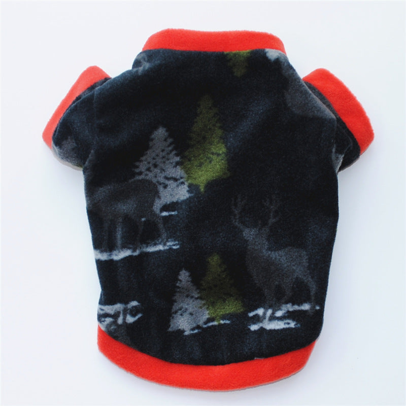 KFX-6520253 Cozy Fleece Christmas Pet Costume for All Breeds
