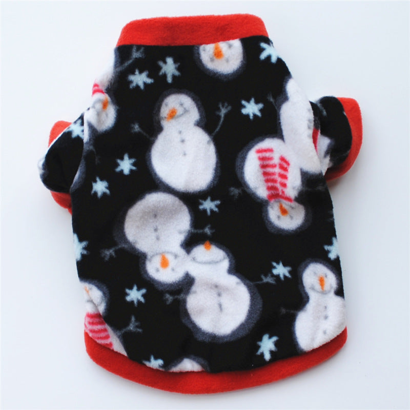 KFX-6520253 Cozy Fleece Christmas Pet Costume for All Breeds
