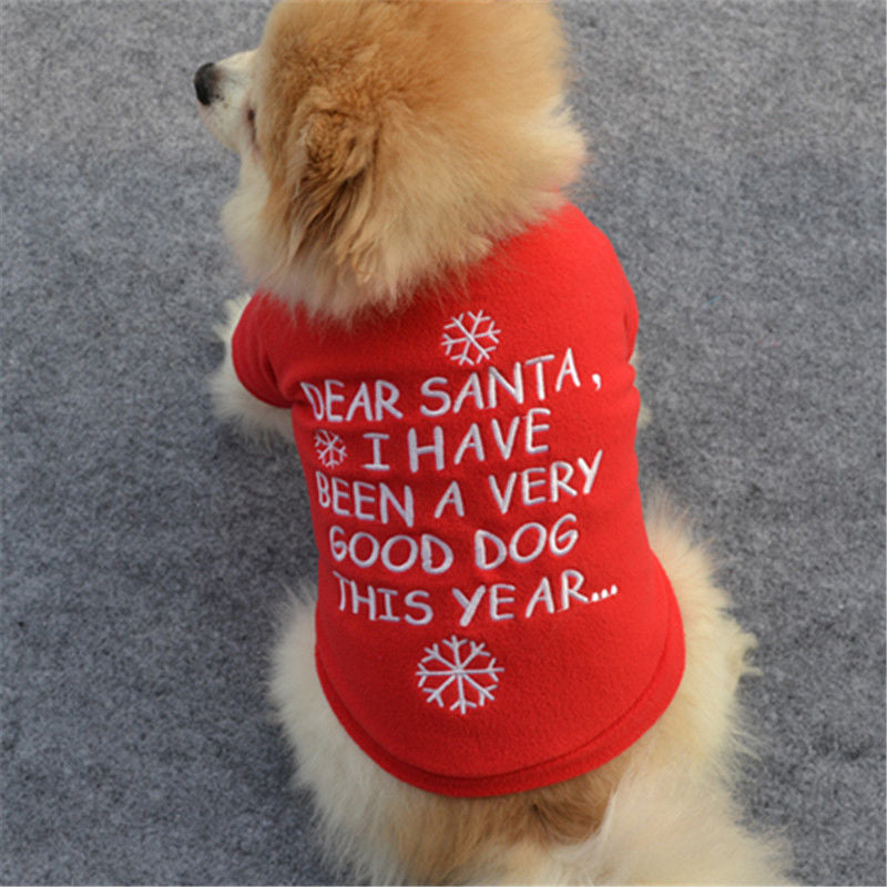 KFX-6520253 Cozy Fleece Christmas Pet Costume for All Breeds
