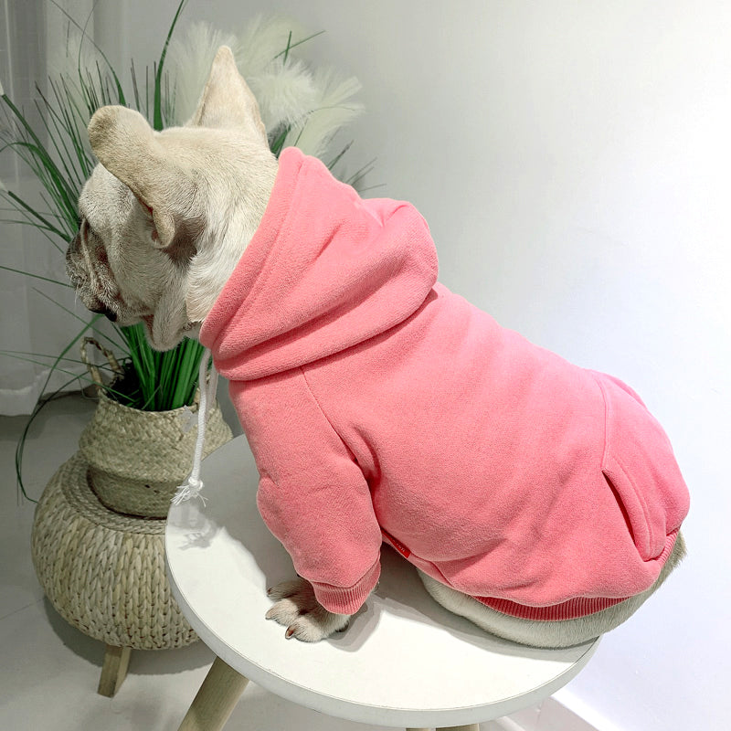 KFX-6521149 Fleece Pet Hoodie for All Sizes - Cozy Casual Wear for Dogs