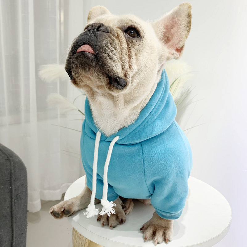 KFX-6521149 Fleece Pet Hoodie for All Sizes - Cozy Casual Wear for Dogs