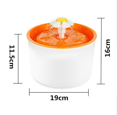KFX-6521917 Automatic Pet Water Fountain for Dogs and Cats, BPA-Free with Activated Carbon Filter, 1.6L Capacity, Quiet Submersible Pump