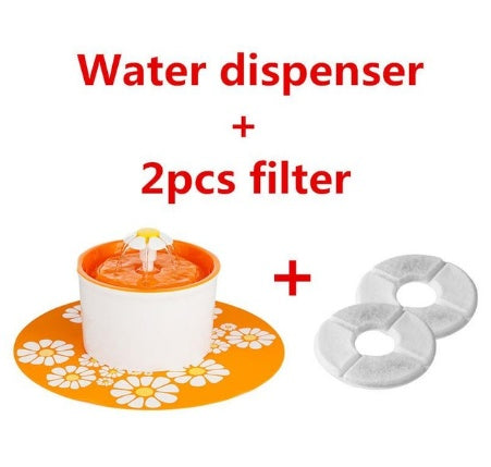 KFX-6521917 Automatic Pet Water Fountain for Dogs and Cats, BPA-Free with Activated Carbon Filter, 1.6L Capacity, Quiet Submersible Pump