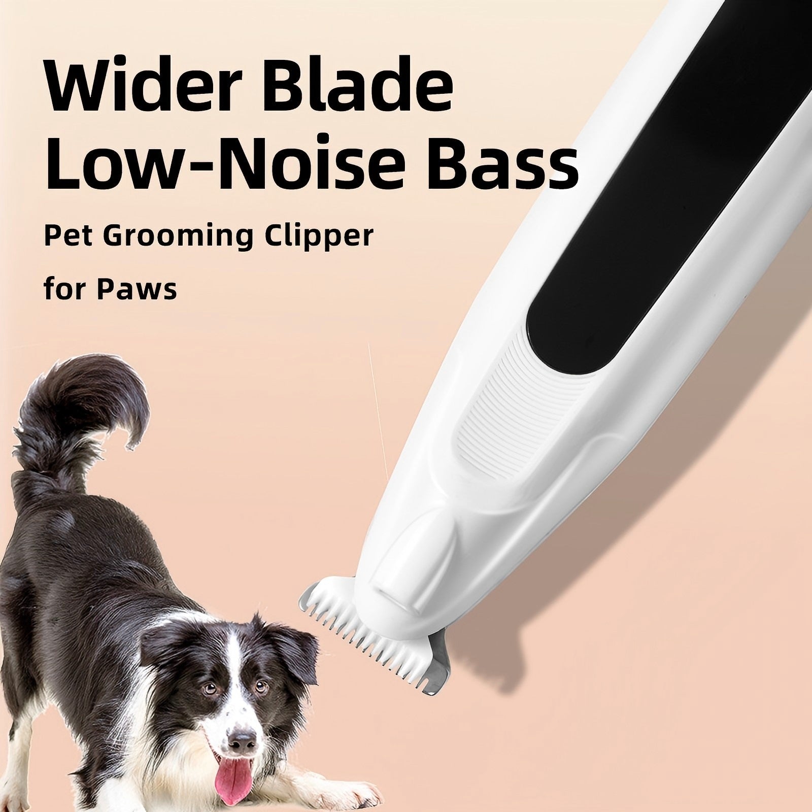 KFX-6527421 Pet Hair Clipper for Small Dogs and Cats – Foot Hair Trimmer with Accessories