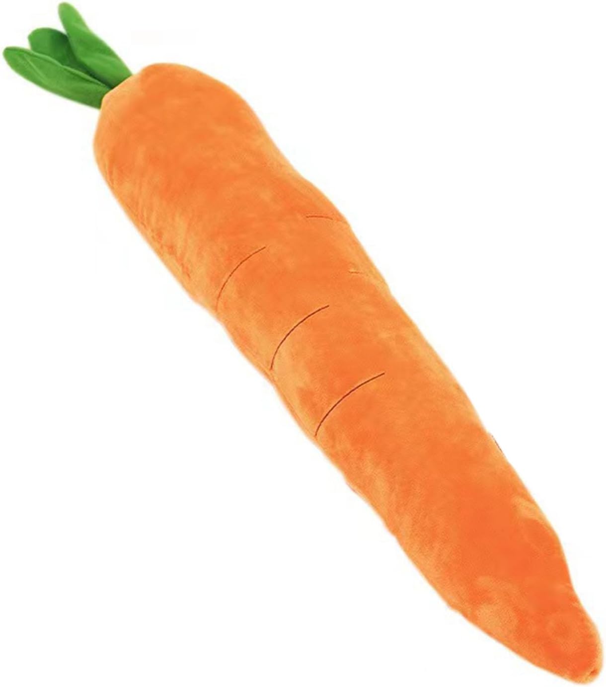 KFX-6529085 Soft Squeaky Carrot-Shaped Plush Toy for Dogs - Bite-Resistant & Comfortable