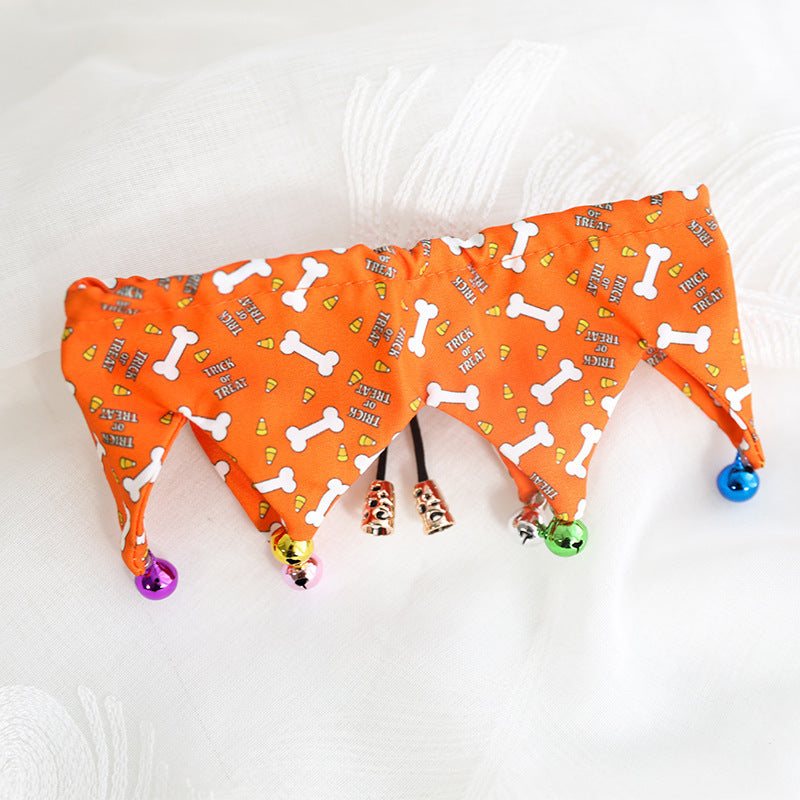 KFX-6529213 Halloween Pet Costume with Pumpkin Cloak, Bat Wings, and Demon Vest Options