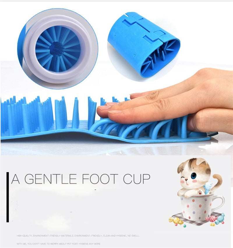 KFX-6529469 Silicone Dog Paw Cleaner Cup for Easy and Safe Foot Washing