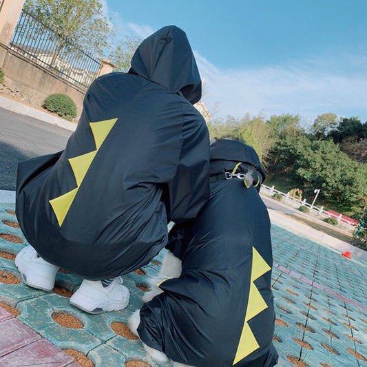 KFX-6535741 Waterproof Pet Raincoat - Lightweight and Portable Polyester Design