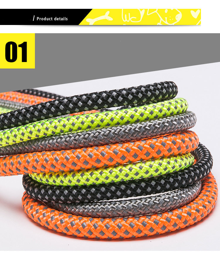 KFX-6537149 Durable Dog Walking Rope - Available in Orange, Light Green, Gray, and Black, 180cm Length with Comfortable Grips