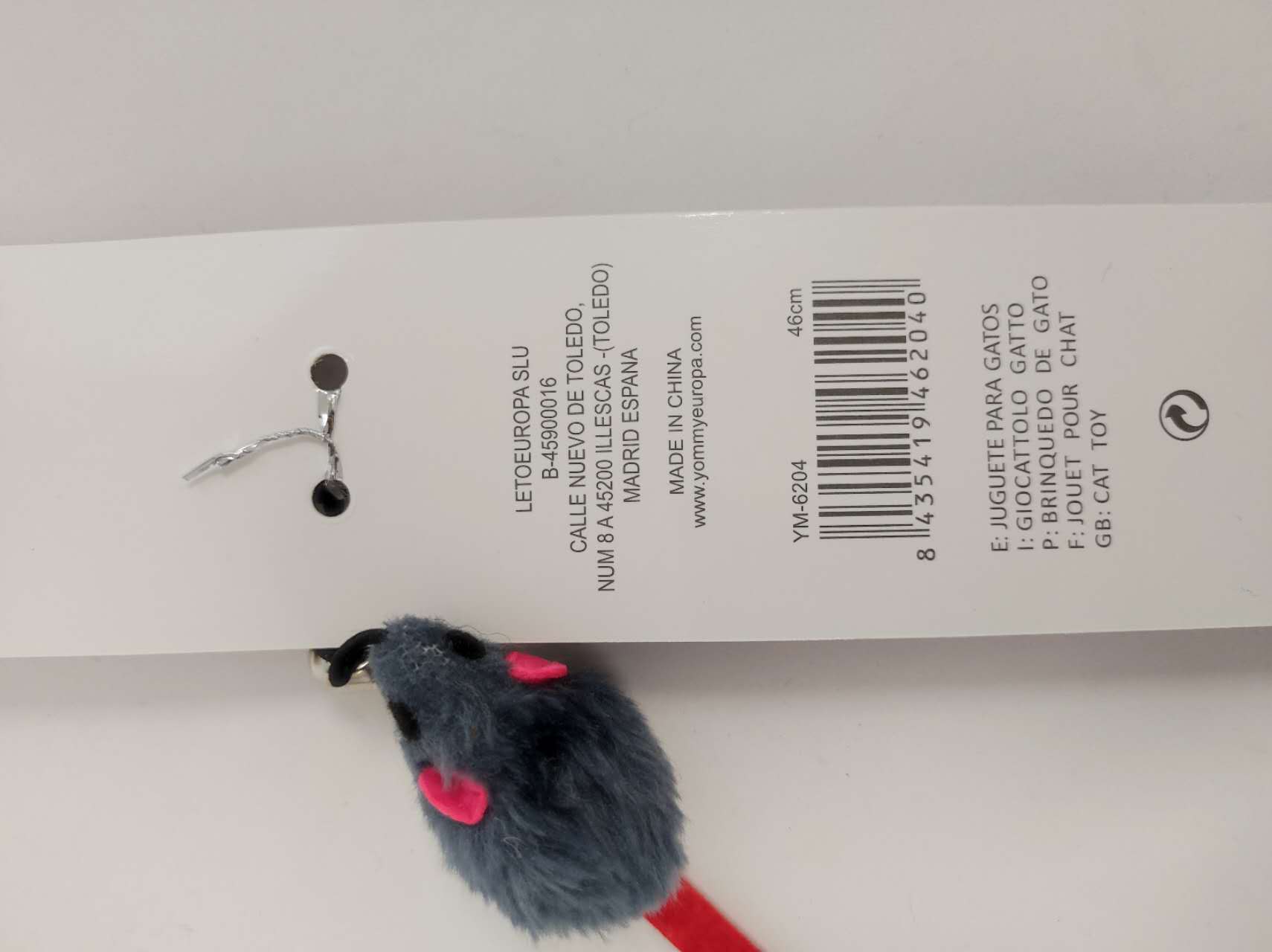 KFX-6538173 Interactive Little Mouse Cat Teaser Toy for Playful Cats