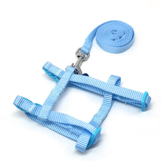 KFX-6538813 Rabbit Walking Rope – Available in Normal, Enhanced, and Double-Layered Options – Pink & Light Blue