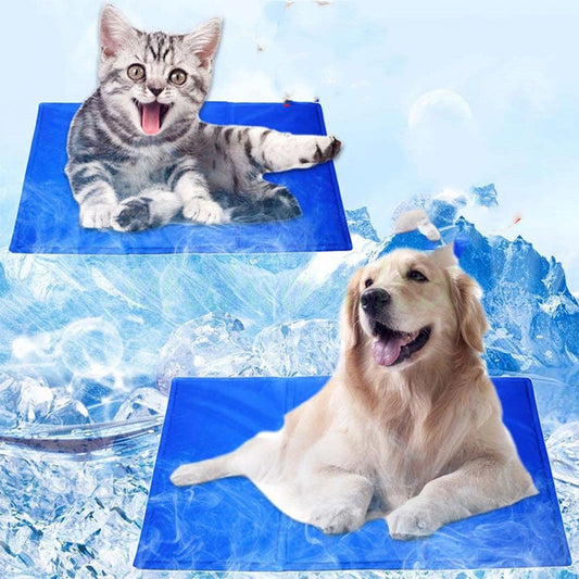 KFX-6539197 Cooling Gel Pet Mat for Dogs and Cats - Soft, Waterproof Summer Pad in Multiple Sizes