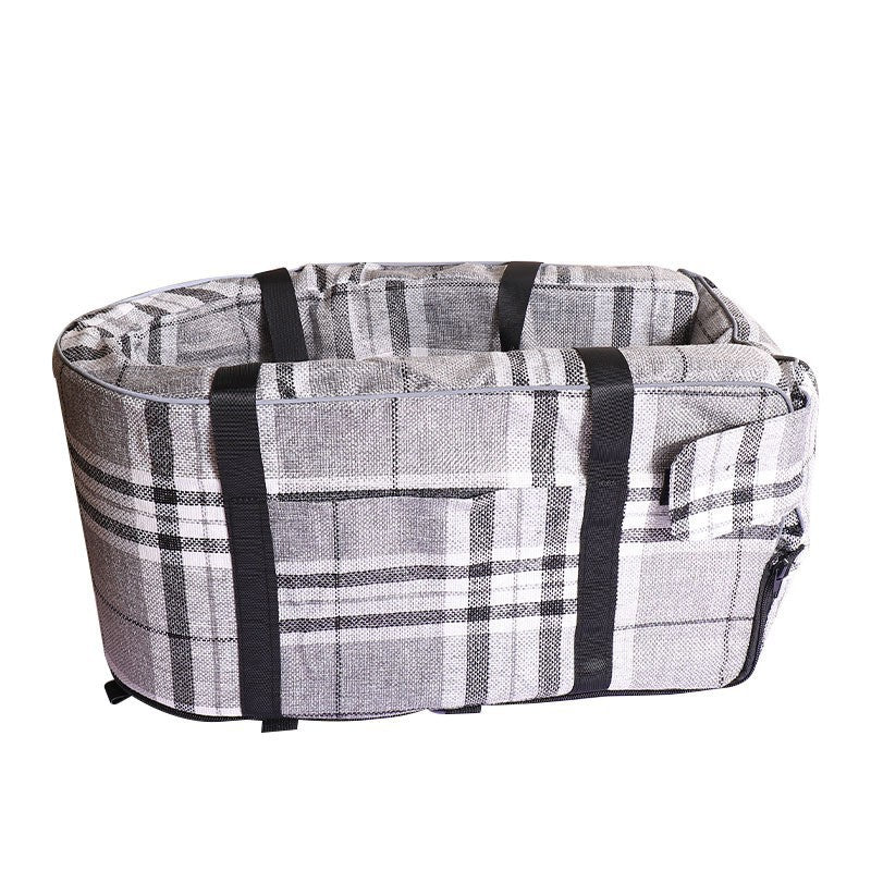 KFX-6545341 Outdoor Pet Kennel for All Seasons - Gray, Blue, and Red Fabric Options