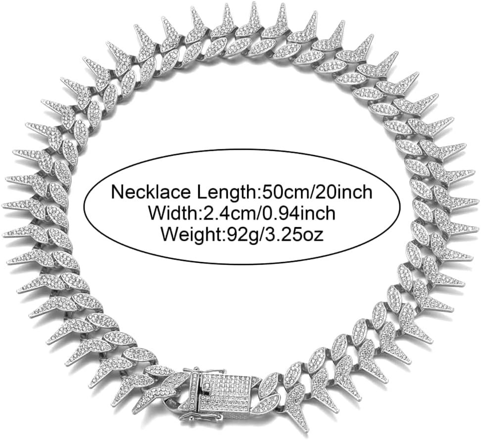KFX-6551485 Plaid Diamond Pet Neckband Necklace in Gold, Silver, and Rose Gold - Multiple Sizes Available
