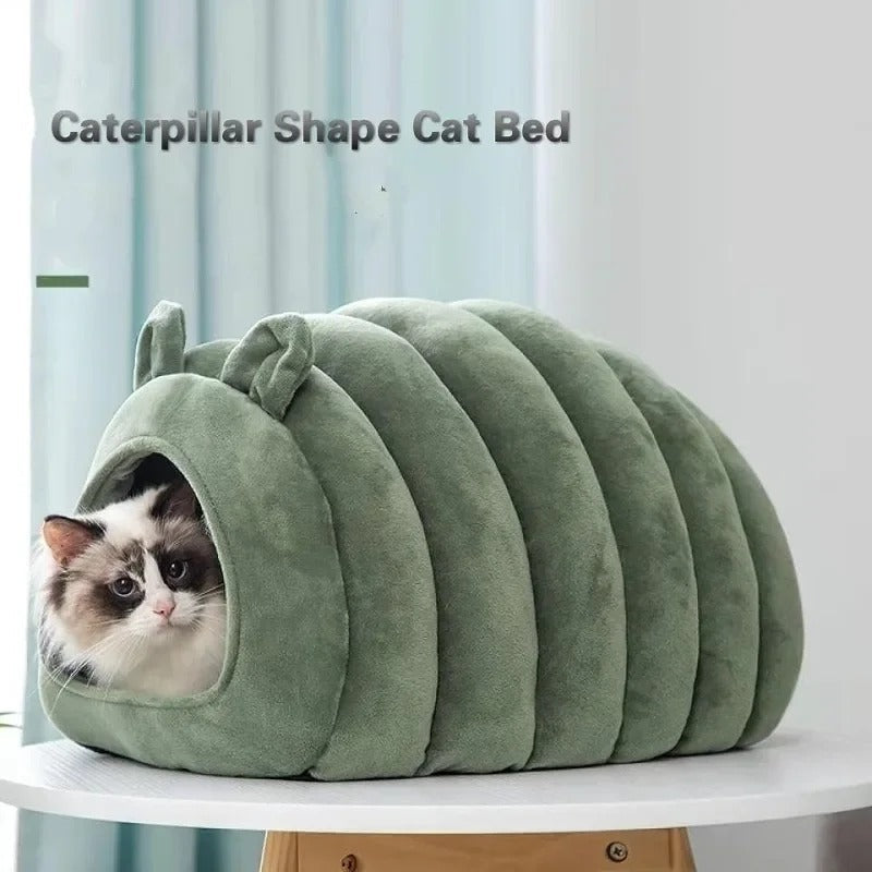 KFX-6556093 Cozy Pet Bed and Basket for Cats and Dogs - 38x42x33cm Size